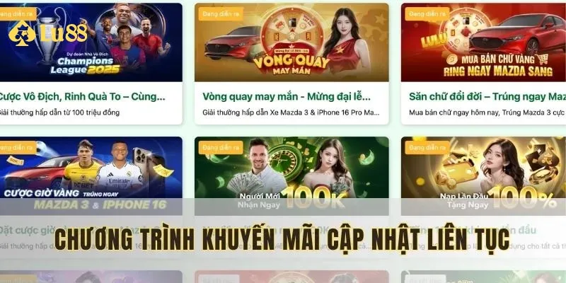 Hệ thống tung ưu đãi liên tục cho khách hàng